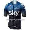 Tenue Maillot + Cuissard à Bretelles 2019 Team Sky N001